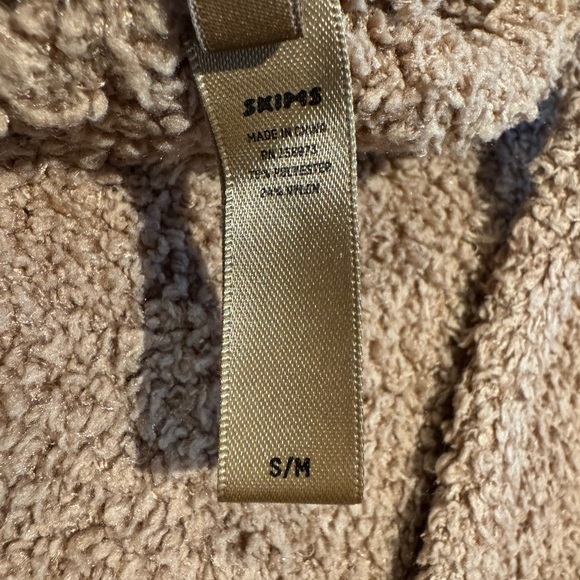 SKIMS Cozy Knit Lounge Set Cropped Tie Front Sweater Cardigan and Pants S/M - Picture 7 of 12